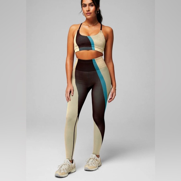 Fabletics Pants - Fabletics Seamless Colorblock 2-Piece Set Size M